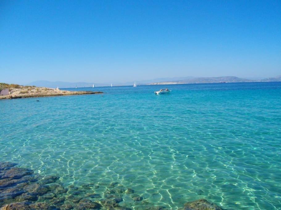 Explore Aegina Island Vathikoilon Exteriör bild
